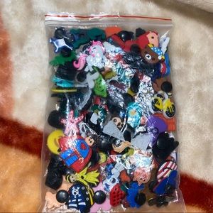 95pc, Random shoe charms for crocs.